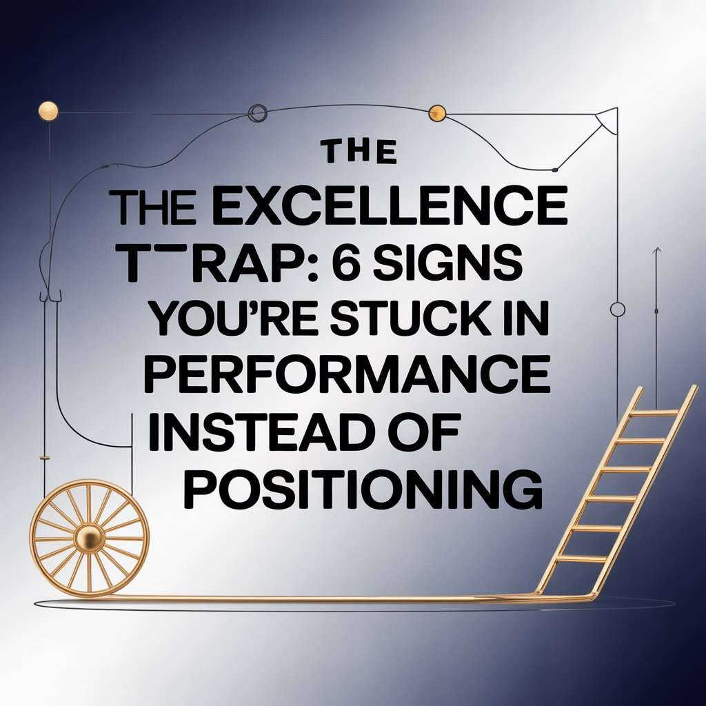 The Excellence Trap 6 Signs You're Stuck in Performance Instead of Positioning