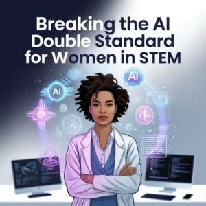 Breaking the AI Double Standard for Women in STEM