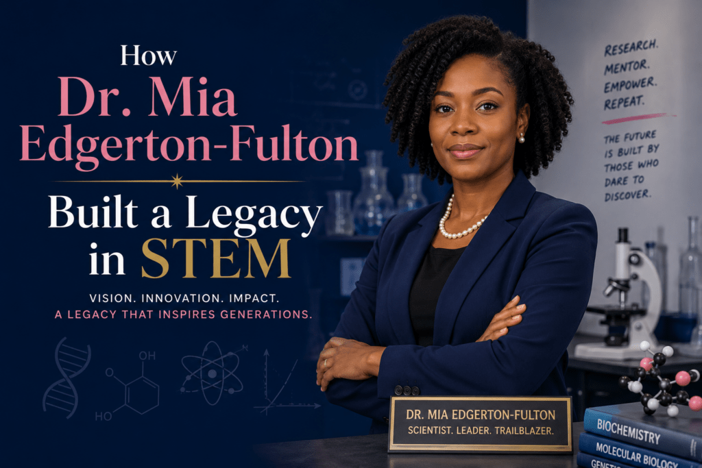 How Dr. Mia Edgerton-Fulton Built a Legacy in STEM