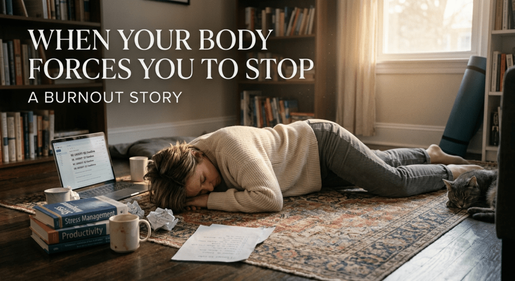 create image for When Your Body Forces You to Stop A Burnout Story