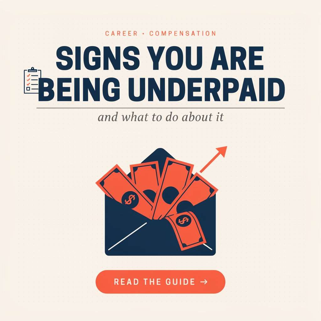 Signs You Are Being Underpaid and What to Do About It